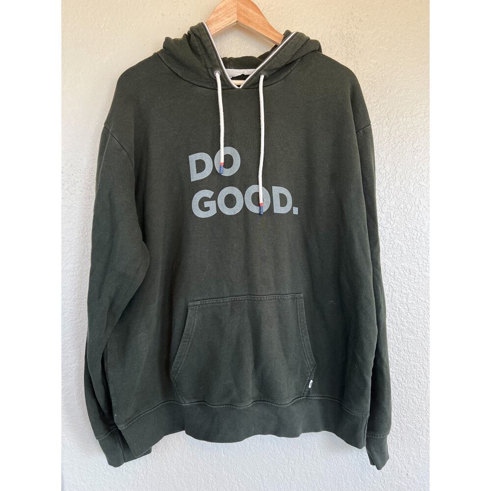 Cotopaxi Men's Green Hoodie Pullover Sweater XL Do Good